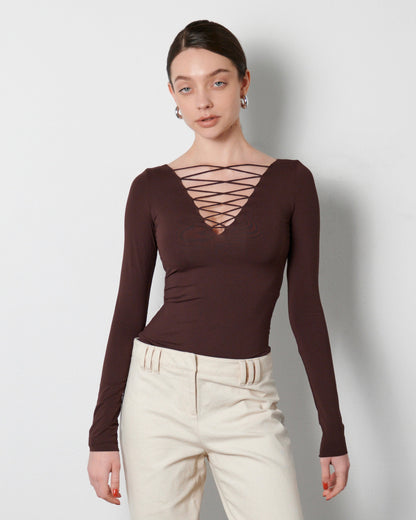 JENNIFER longsleeve plum