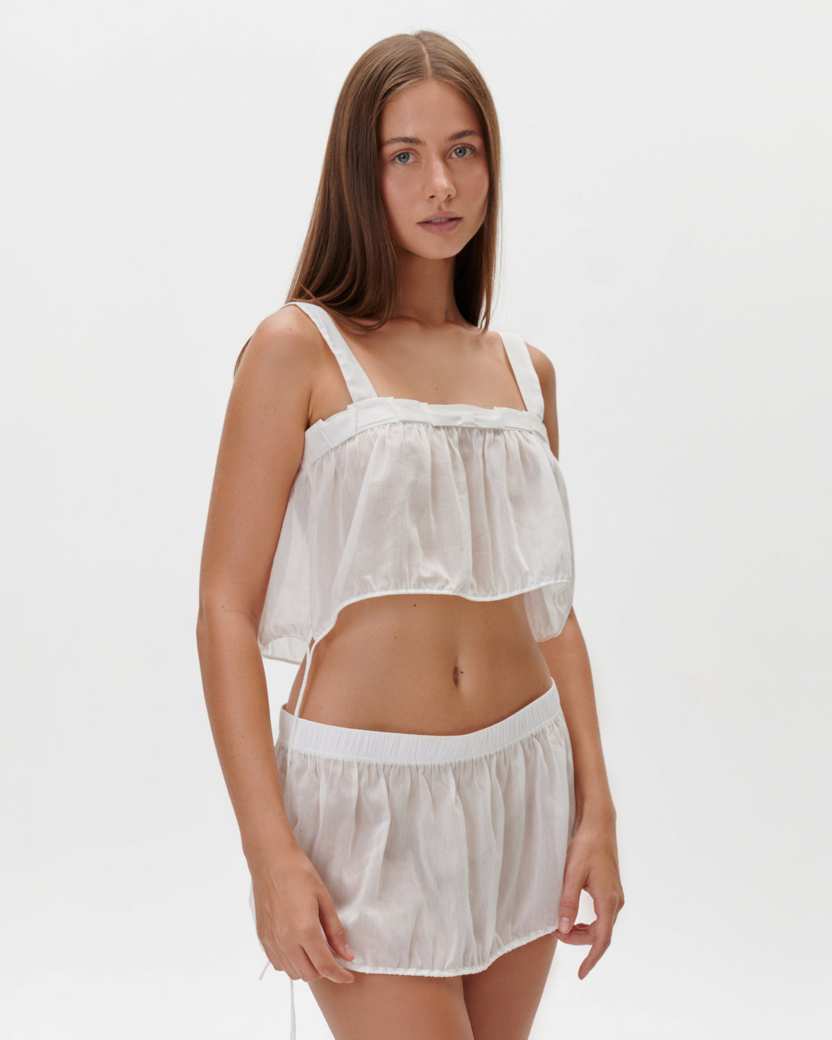 OLIVIA top in white