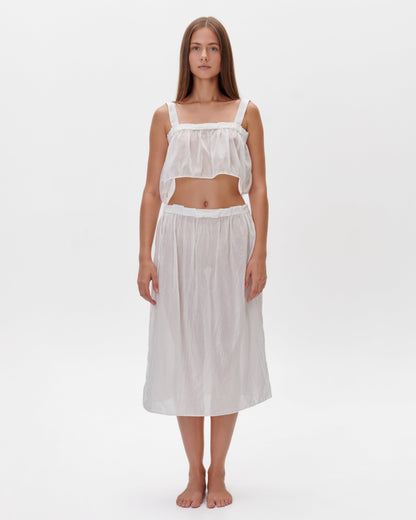 OLIVIA skirt in white