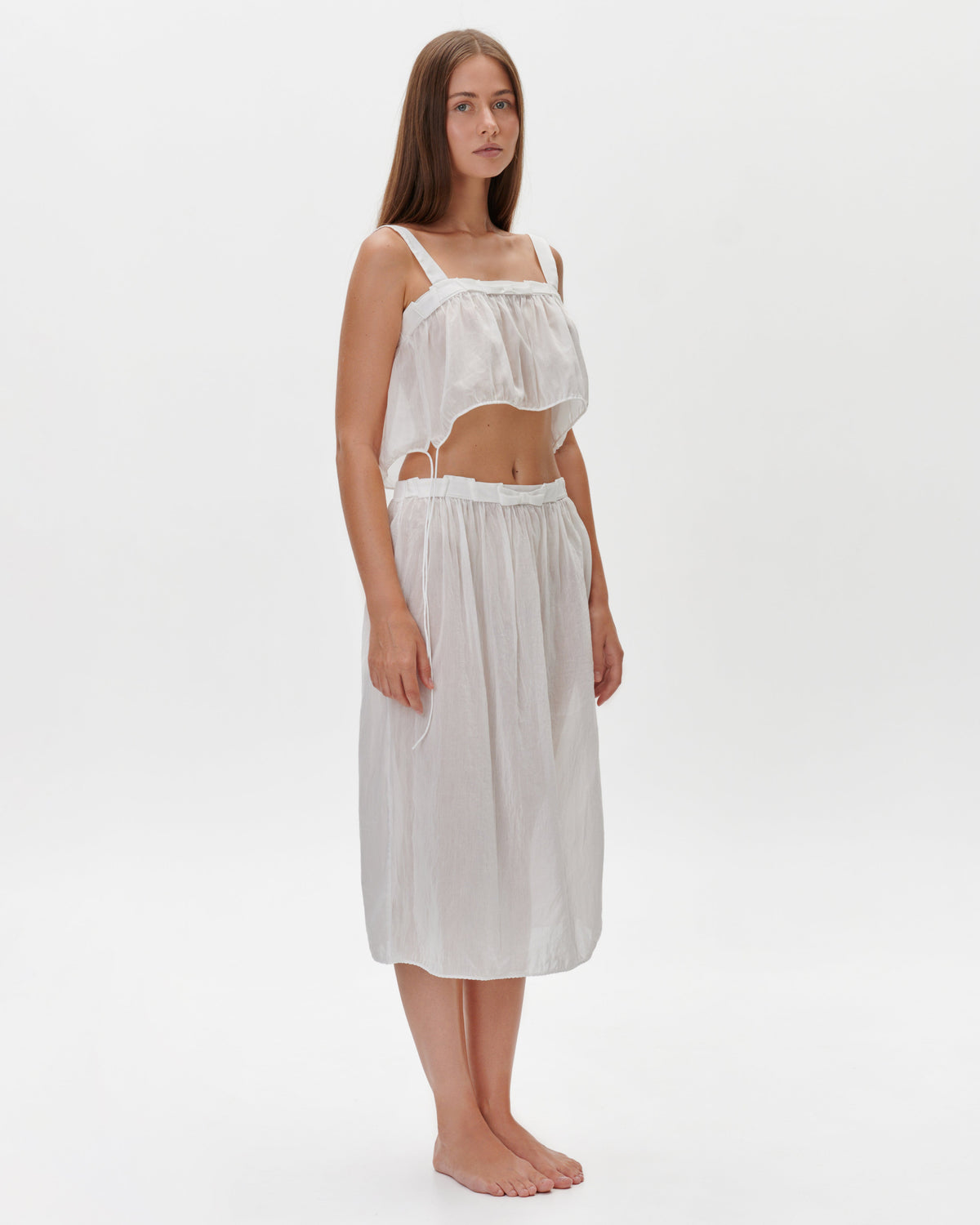 OLIVIA top in white