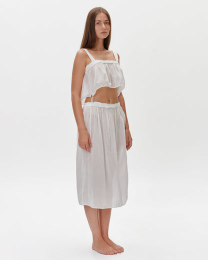 OLIVIA skirt in white