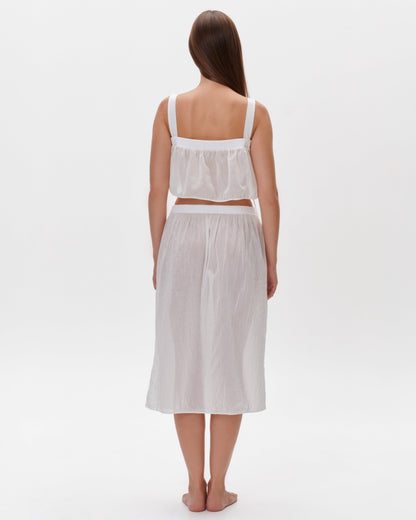 OLIVIA skirt in white