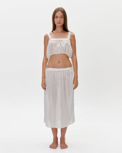 OLIVIA skirt in white